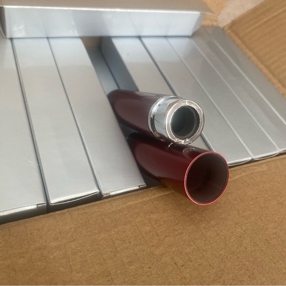 50 red metal pen tubes cases stocking stuffers - Picture 5 of 6